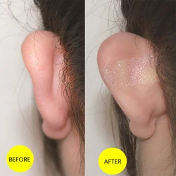 Invisible Ear Stickers, Ear Corrector Cosmético, Elf Ear Supporters, Auto-adesivo, 18 pcs por caixa