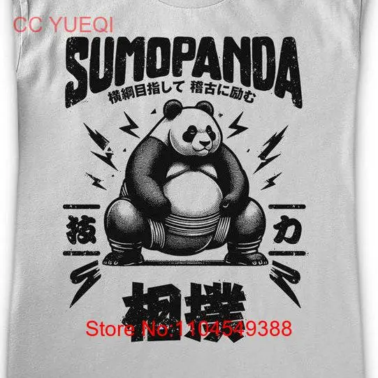 

Футболка Sumo Panda Wrestling Japan Wrestler Мужские размеры Ручная печать с длинными или короткими рукавами