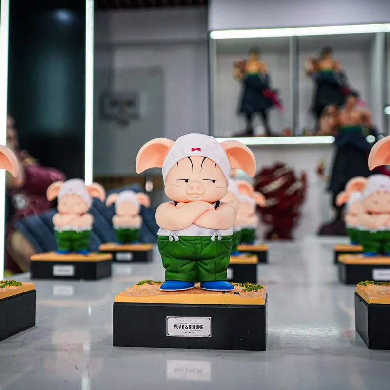Dragon Ball Oolong GK-Statue Anime-Zubehör Kindheits-Serie PC-Gehäuse Desktop-Ornament Sammlerstück Anime Otaku Fans
