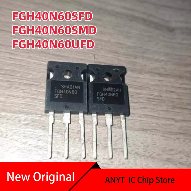 New 10PCS/lot   40N60 40A 600V  FGH40N60SFD FGH40N60SMD FGH40N60UFD FGH40N60 SFD SMD UFD     TO-247