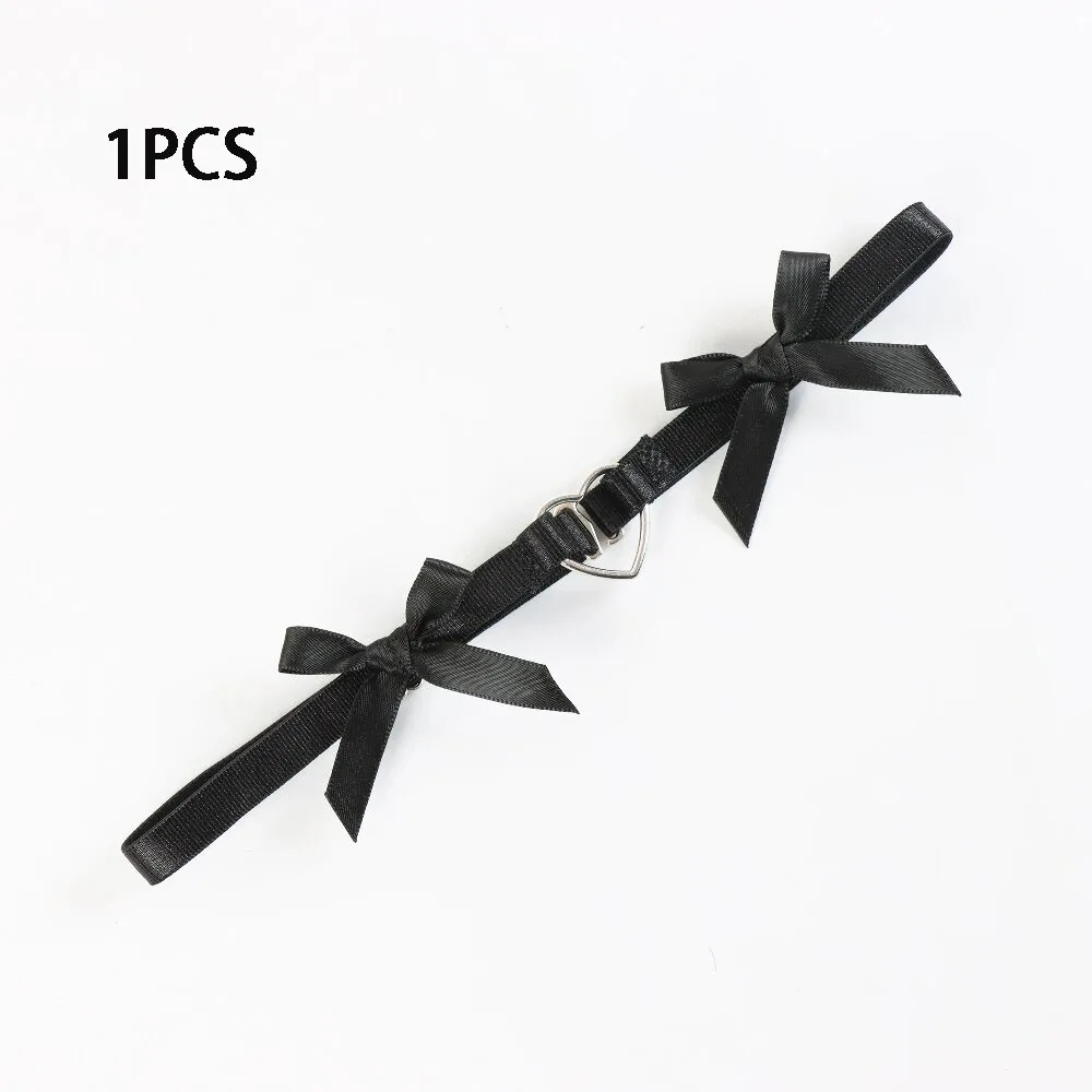 1 قطعة الحب لوليتا العروس الساق الرباط أنيمي الحب مطاطا القوس الساق حلقة الفخذ الدائري دور اللعب الساق الدائري الزفاف مثير الرباط