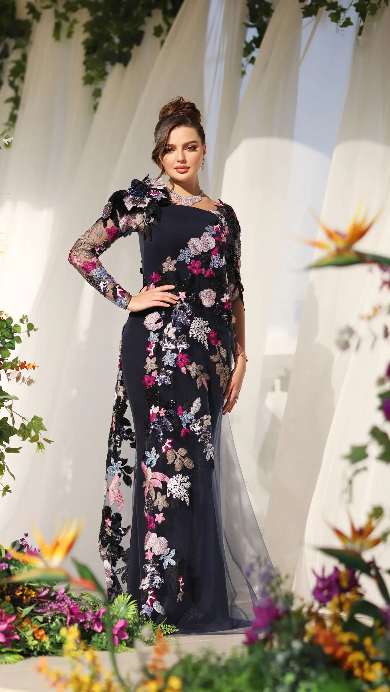 

Customized Special Occasion Dress Ypmwzx V-neck Sheath Floor length Christmas Gown vestidos de gala فساتين السهرة