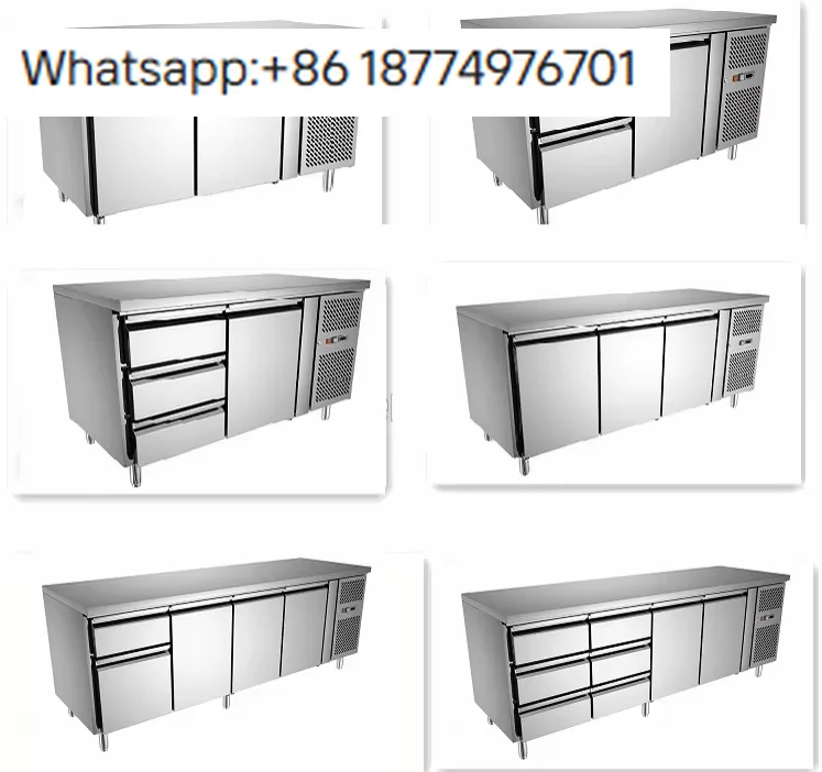 

Competitively Priced Commercial Stainless Steel Undercounter Freezer Counter Refrigerator with Fan Cooling Mode
