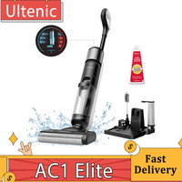 Ultenic AC1 Elite Cordless Vacuum And Mop with SelfCleaning Up to 50min Runtime Smart Dirt Detection 3 Cleaning Mode LCD Display