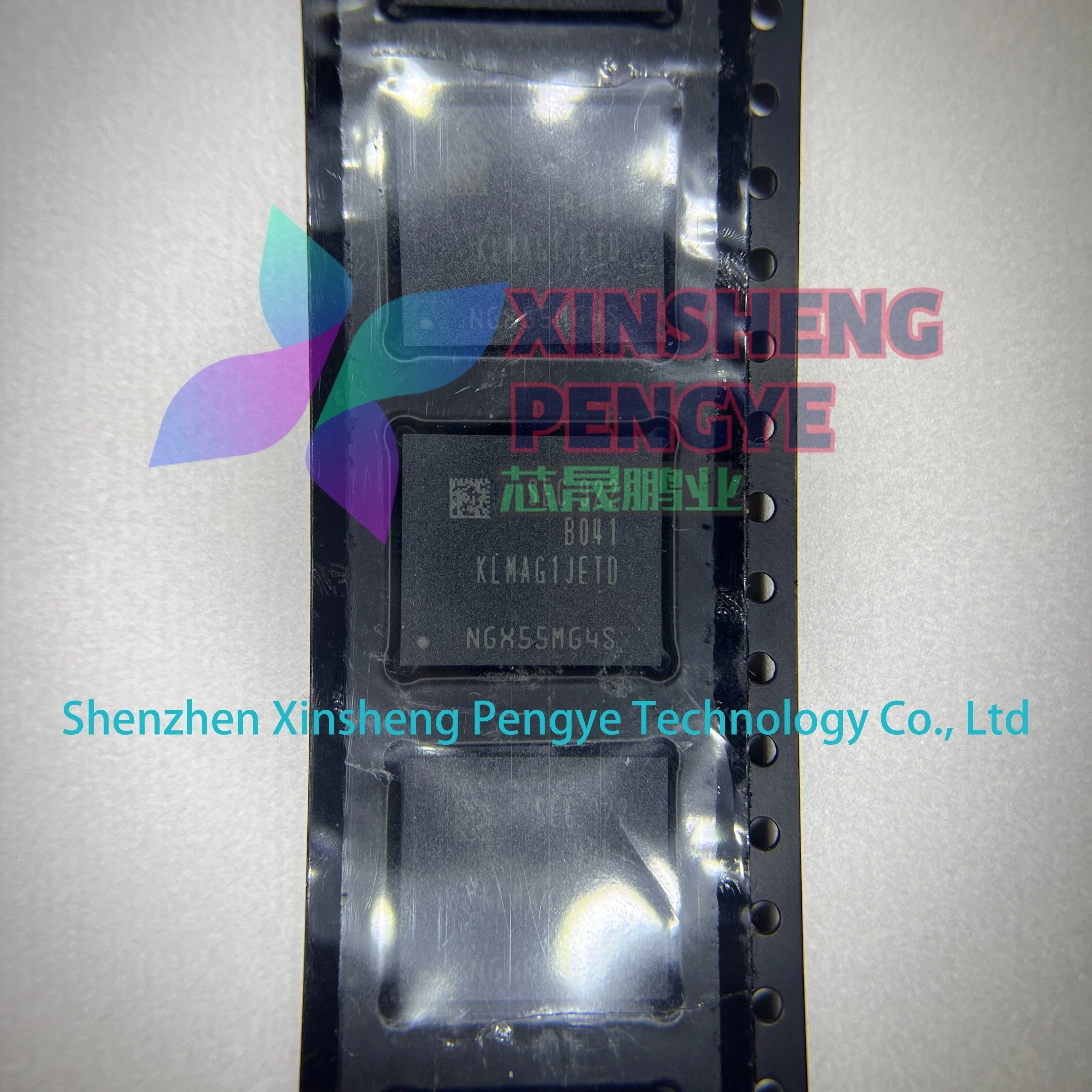 10 ~ 100 قطعة/الوحدة جديد الأصلي KLMAG1JETD-B041 KLMAG1JETD حزمة FBGA-153 eMMC 5.1 16GB 32Mx8 NAND فلاش EMMC الذاكرة IC في المخزون