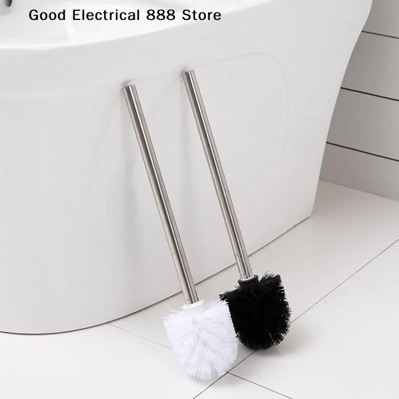 【G】1/2 Stück Toilettenbürste mit langem Griff, Edelstahlgriff, Toilettenbürsten für den Haushalt, Badezimmer-WC-Zubehör