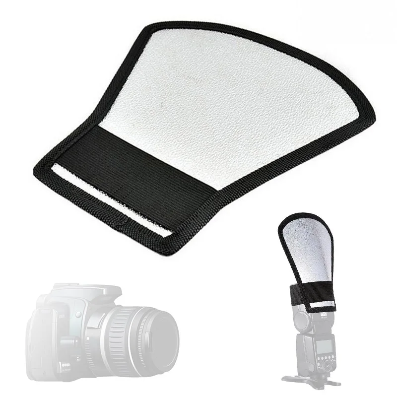 Universal Softbox Flash Bounce Reflector Diffuser Softbox Camera Accessories Silver White for Nikon Camera Photo Studio