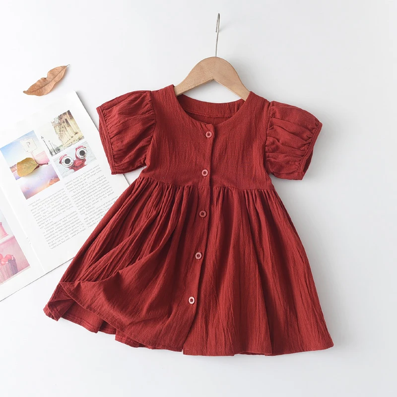 Girl Casual Dress 2022 New Fashion Princess Dresses Girls Sweet Costumes Cute Outfits Baby Girls Vestidos for 3 7Y