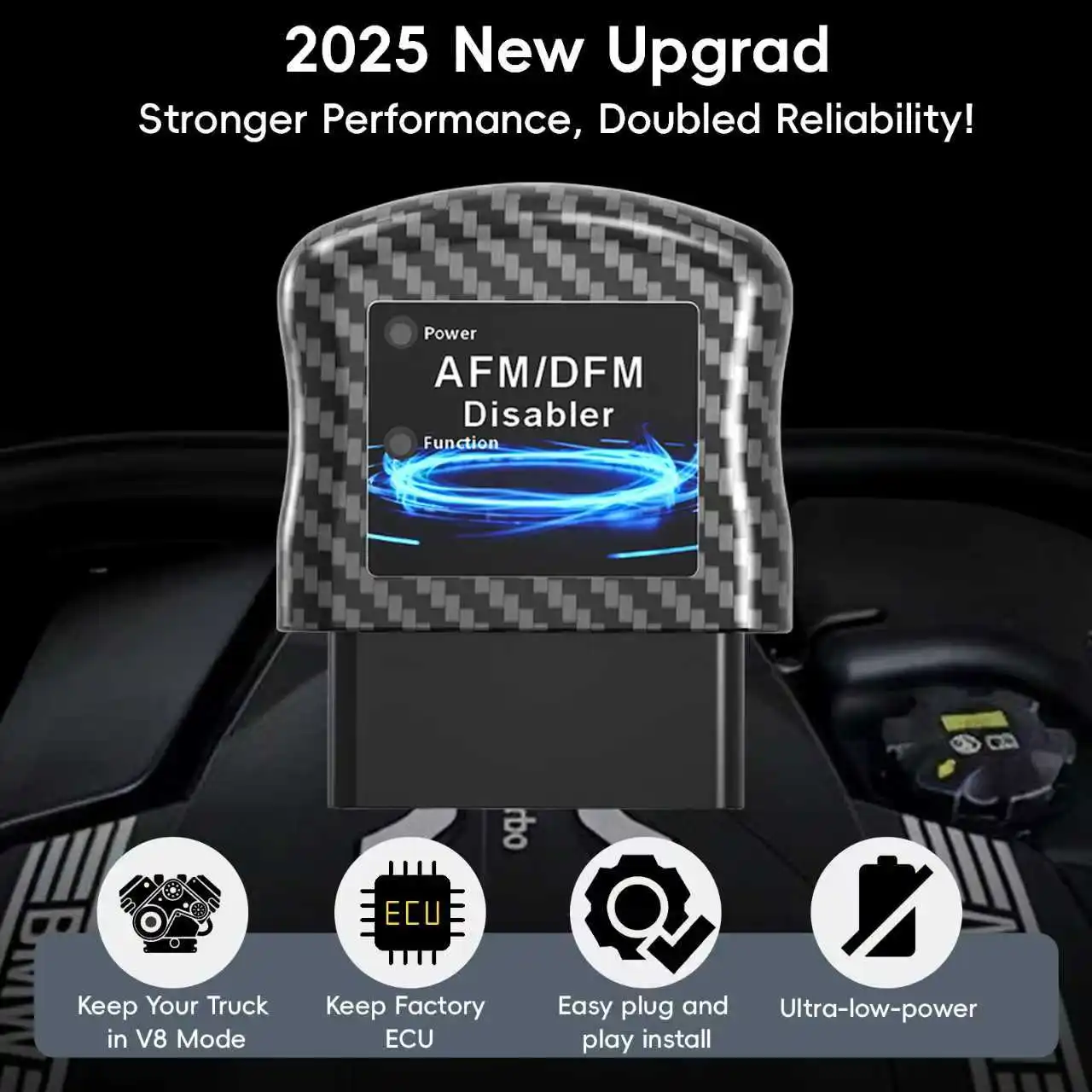AFM DFM Disabler Active Fuel Management Delete for GM Motors V6 & V8 5.3 4.3L 5.3L 6.0L 6.2L Chevy GMC GMC Yukon Cadillac view 3