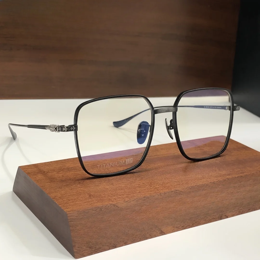 

2025 New Retro Women's Optical Prescription Frame Fashion Men's Myopia Eyeglasses Designer Luxury Brand Titanium High Quality