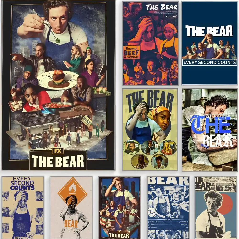 intense series t-the bear Poster Classic Wall Art  Home Decor  Peel and Stick Unframed