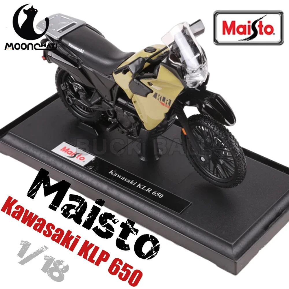 

Коллекционная модель мотоцикла Maisto 1:18 какавасаки KLR из 650 натурального сплава статическая игрушка из литья под давлением Коллекционная модель из АБС