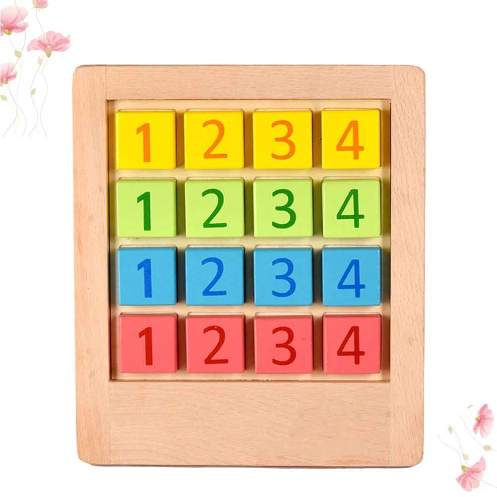 Placa de madeira sudoku número criativo jogo intelectual para crianças adultos casa desktop diversão raciocínio lógico jogando tabuleiro quebra-cabeça