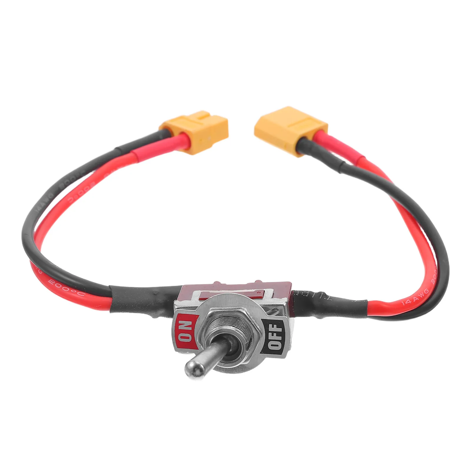 

Heavy Load Battery Switch T Plug Power Control on Off Toggle Switch for Rc Airplane Helicopter Aircraft Accessory Flight Power