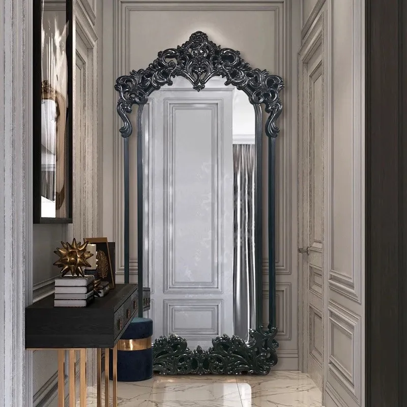 Cute Luxury Decorative Mirrors Vintage Nordic Design Big Mirrors Full Body Living Room Princess Espejos De Piso Home Decorations