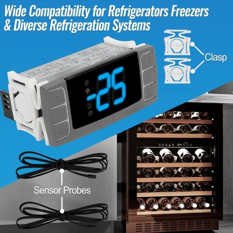 2025 New Double Output Temperature Control Unit For Commercial Coolers And Mini Fridge Applications