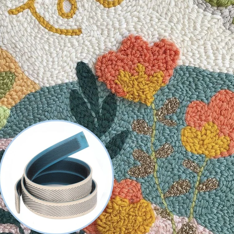 Taśmy do haftu, długość 100 cm, możliwość swobodnego przycinania, materiały do haftowania dywanów, do tkanin dywanowych, projektów haftu krzyżykowego.