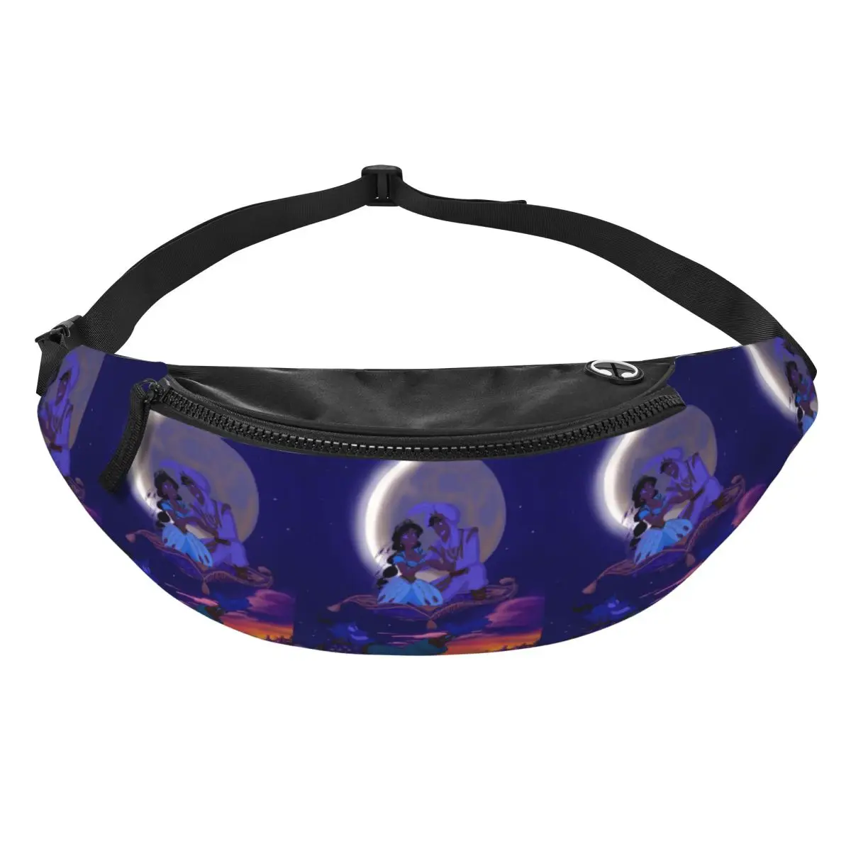 

Модная поясная сумка с мультяшным принтом Аладдина для путешествий и походов, унисекс, через плечо, для телефона и денег