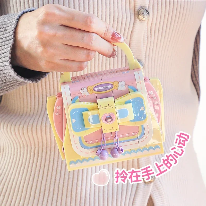 Spot Fermi Meat Sauce Series Bags Building Blocks Trendy Play Assembling Mobile Gift Toy Ornament Model Anime Collection