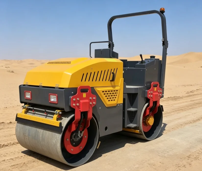 Road Machinery 2ton 3ton 1ton Mini Compactor Road Roller Double Drum Road Roller for Sale