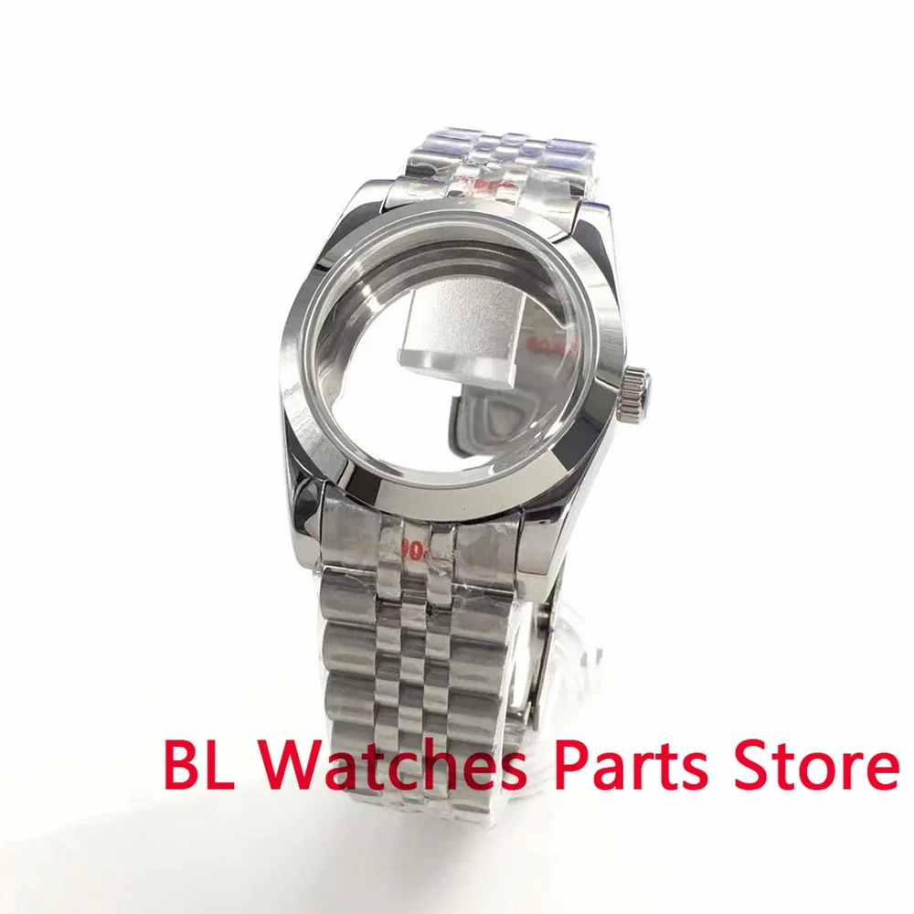 

BL 36mm/40mm Silver Sapphire Glass Date Fit NH35NH36 ETA2824 2836 Mingzhu DG2813 3804 Miyota 8205 8215 821A Movement