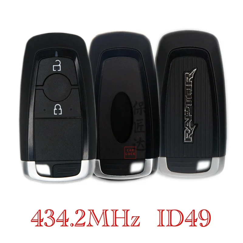 BaoJiangDd car key Fit for Ford ESCAPE RAPTOR F150 F250 F350 434MHZ Smart Remote  Car Key FCC ID:HS3T-15K601-DD HS7T-15K601-DC