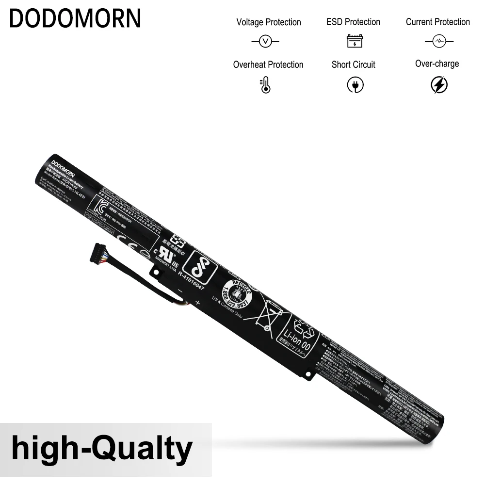 New L14L4E01 Laptop Battery For Lenovo IdeaPad Y50C V4000 Z41 Z41-70 Z51 Z51-70 500-15ISK Replace L14S4A01