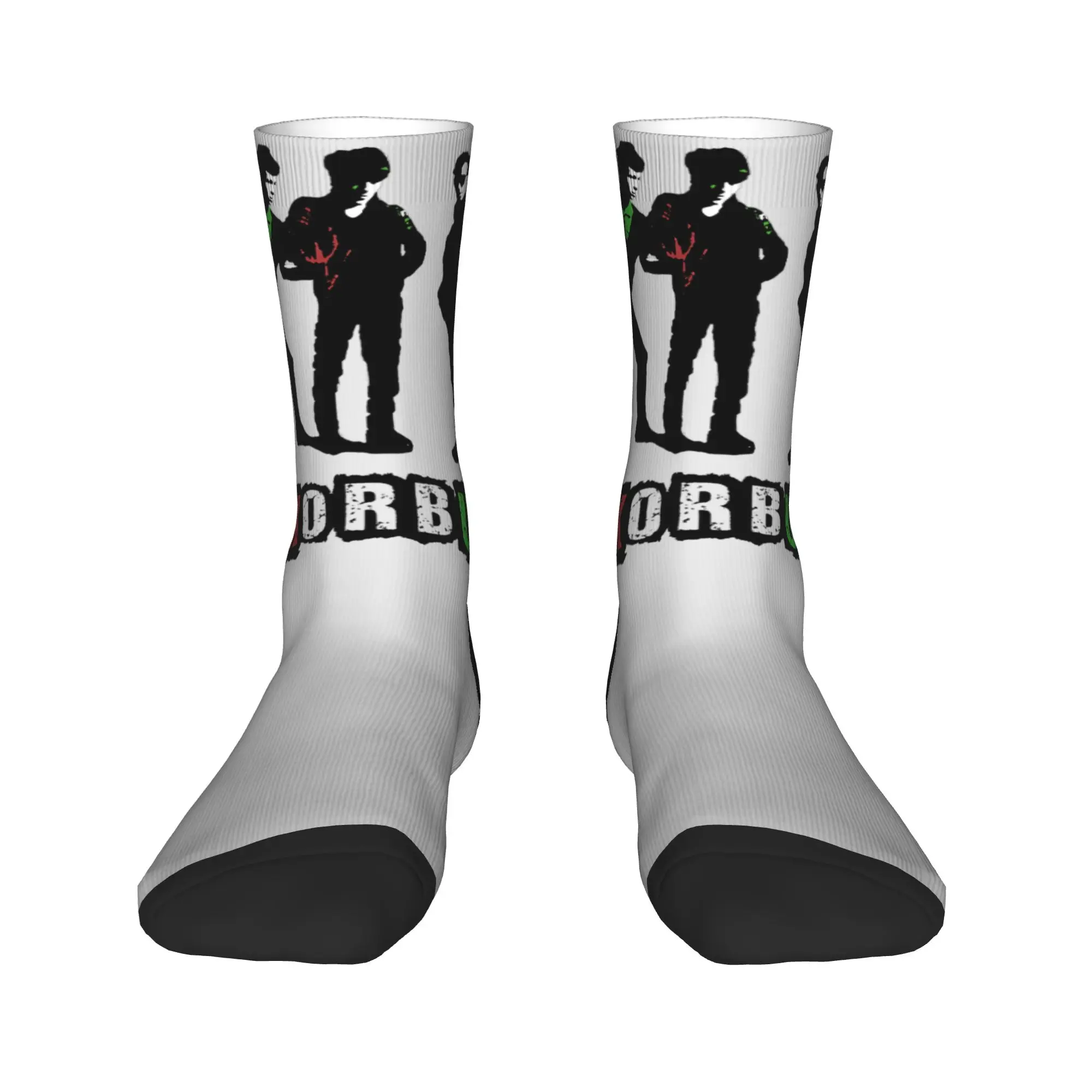 Eskorbuto meias góticas mulheres homens quentes meias macias primavera correndo personalizado anti skid meias presente de aniversário