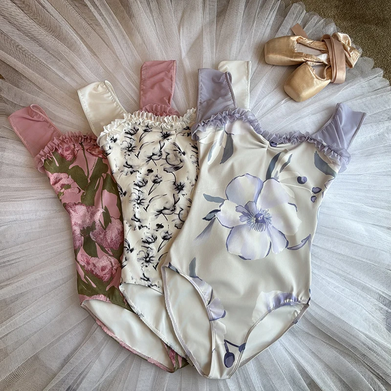 

Индивидуальный женский взрослый балетный танцевальный костюм, комбинезон без рукавов, воздушный костюм для йоги, тренировочный костюм, купальник для гимнастики