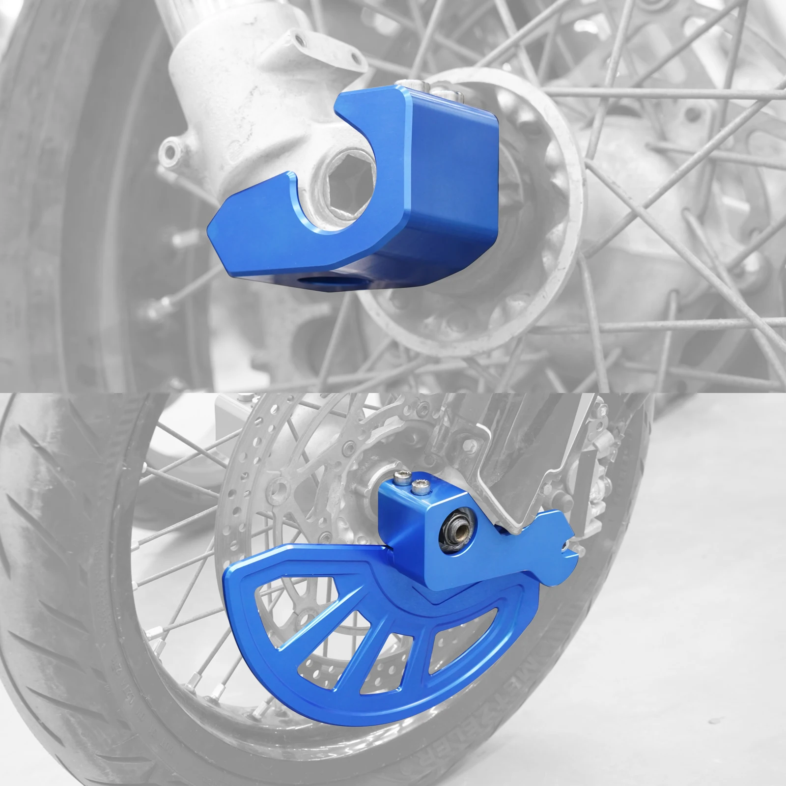 NICECNC Front Brake Disc Guard For Suzuki DRZ400SM DRZ400 SM DRZ 400SM 2005-2024 2023 2022 2021 6061-T6 Aluminum CNC-machined