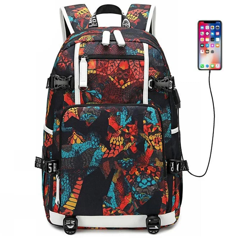 High appearance level schoolbag ins Korean version backpack male new simple middle school student schoolbag hot transfer casual