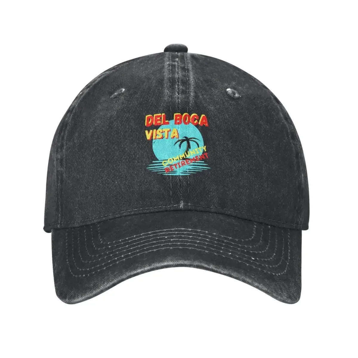 Del Boca Vista Faded Classic T-Shirt Baseball Cap Horse Hat Custom Cap sailor cap for men beach hat Women's Men's