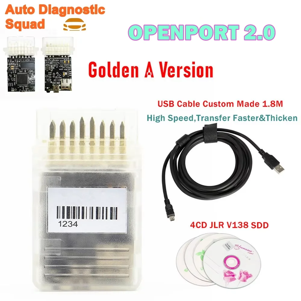 OpenPort 2.0 ECU FLASH Chip Tuning Open Port 2.0 Scanner J2534 Code-Scanner OBD2 Auto-Diagnosegerät für Benz für Mercedes