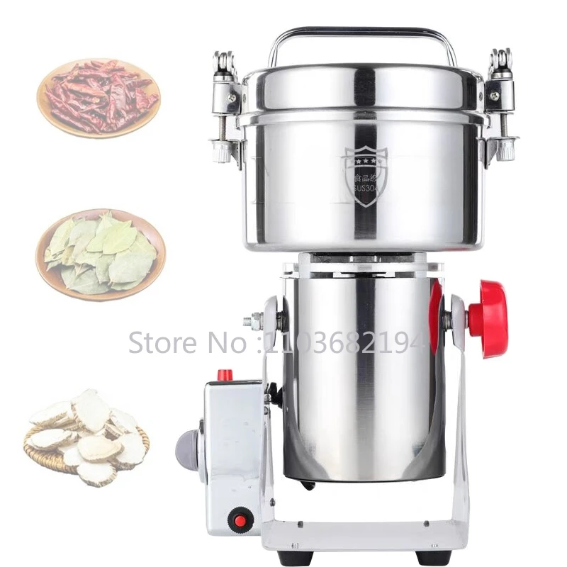 

110V 220V Electric Coffee Grinder Spice Grinder Electric Grains Mill Beans Nuts Spices Grain Powder Mixer Dry Food Grinder 800g