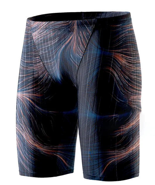 Men Swim Jammer Swimming Trunks Professional Swim Surf Trunks Summer Beach Lycra Quick Dry Gym Tights Shorts image 3