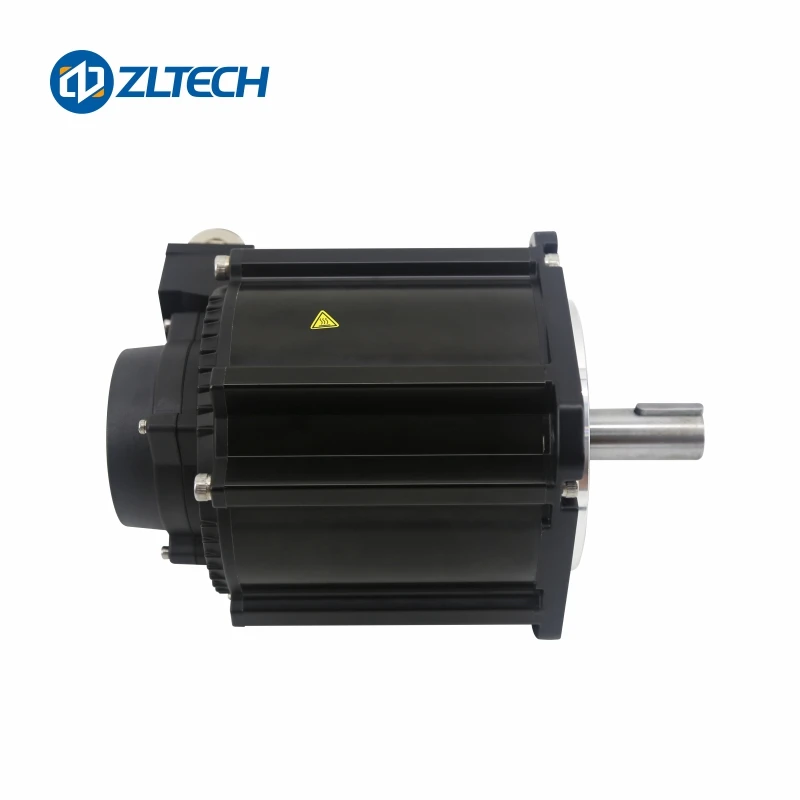 Shenzhen ZLTECH Nema51 48V 2350W 7.5N.m 3000RPM brushless servo motor with 2500 wire encoder for robot arm support customize