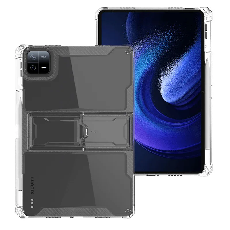 Stand Case for Xiaomi 5 6 5Pro 6Pro 11" 5Pro 12.4" 6Max 14" Redmi Pad 10.6 SE 11 Cover Pen Soft Air-cushion Tablet Holder Shell image 4
