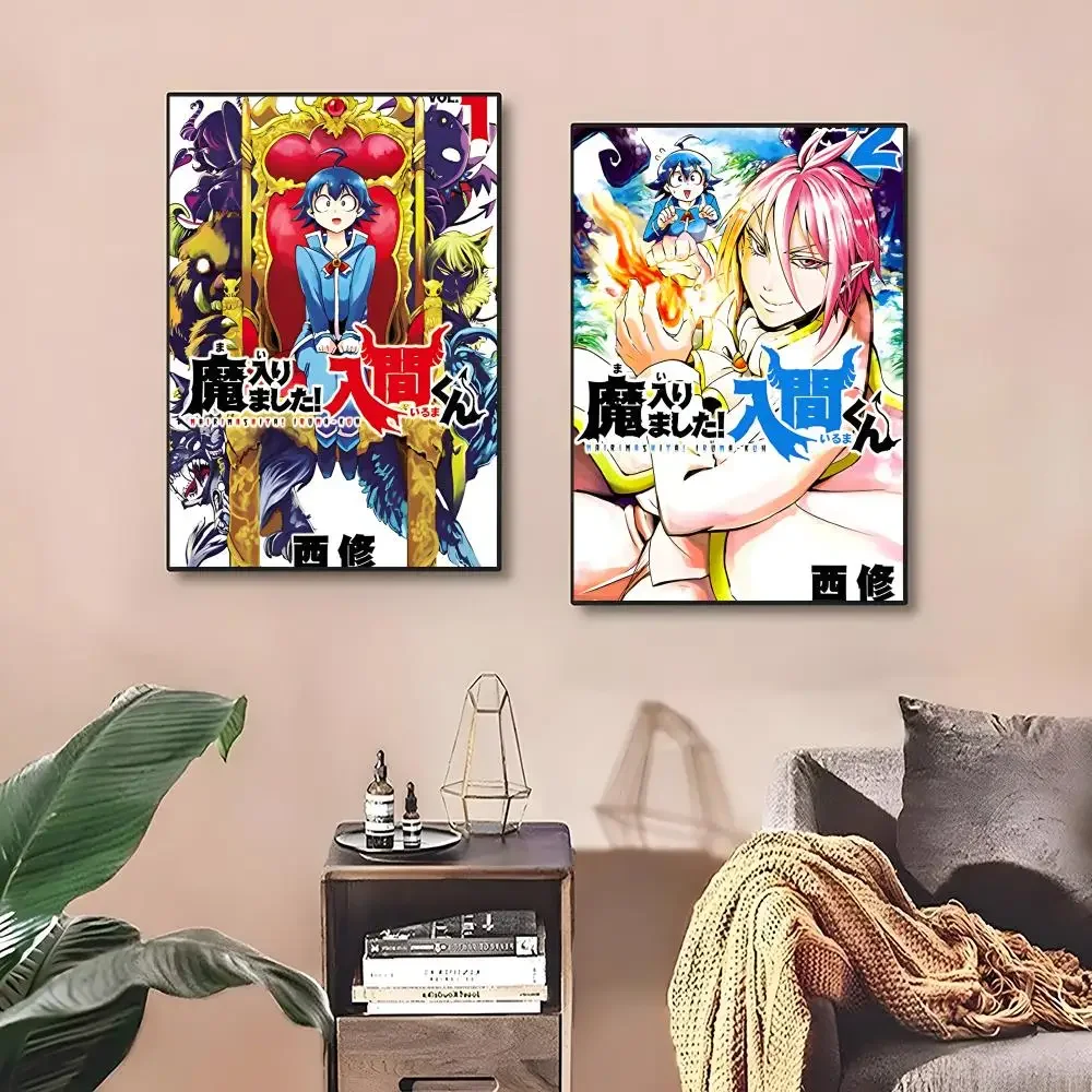 Shonen Welcome To Demon School! Iruma-kun Painting Calligraphy Poster ‌decor Canvas Modern living room