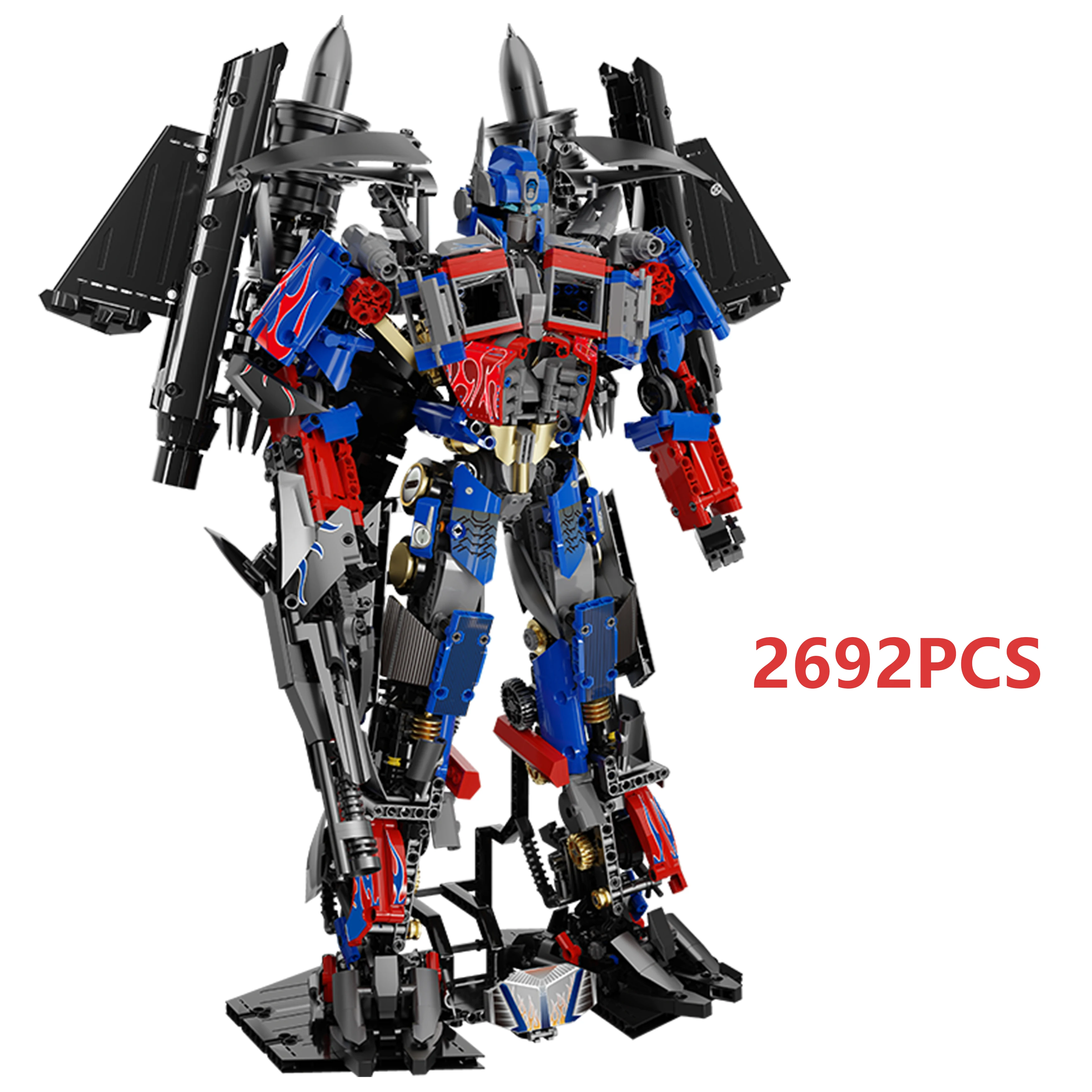 MOC 2692PCS Mecha Commander & Jet Pack Combinatie Creatieve Robot Action Figure Montage Blokken Speelgoed voor Geweldig Cadeau voor jezelf