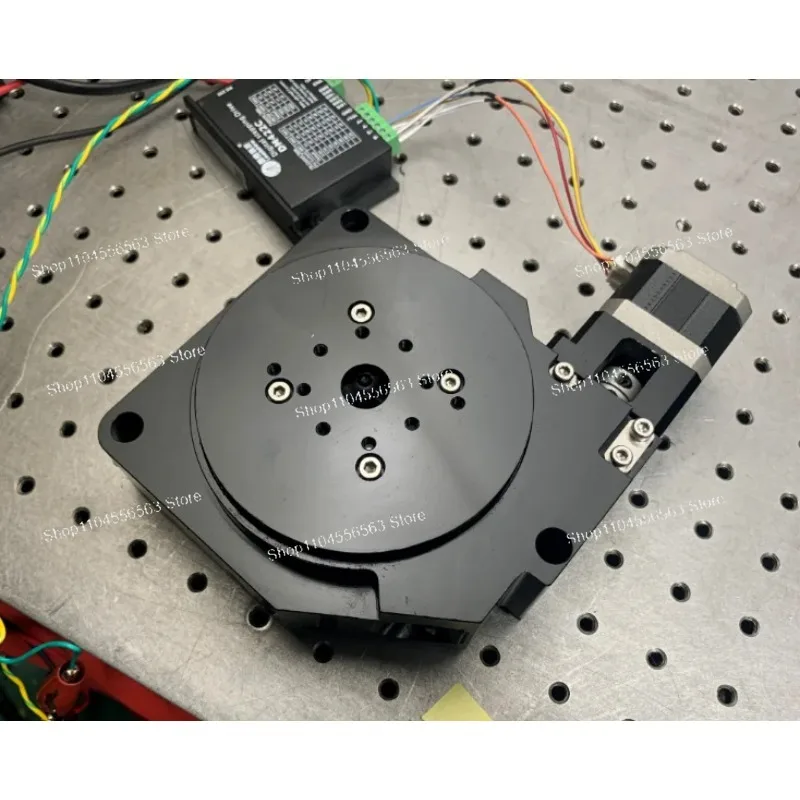 

NEMA17 Stepper Motor Indexing Plate with Worm Gear | 100mm Rotation Table