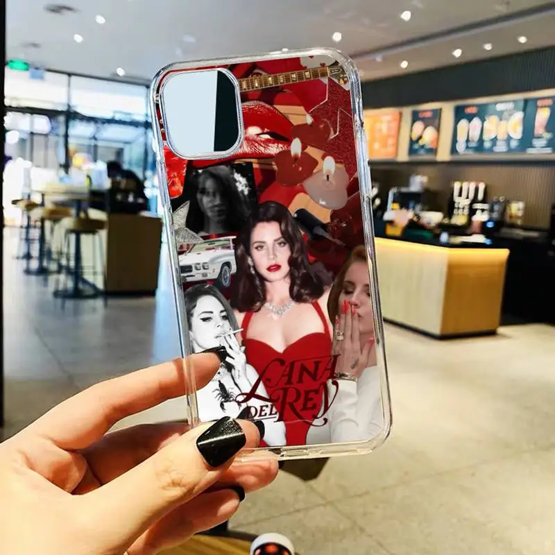 Lana Del Rey Kraft Poster Phone Case Transparent soft For iphone 12 11 13 14 x xs xr pro max mini plus