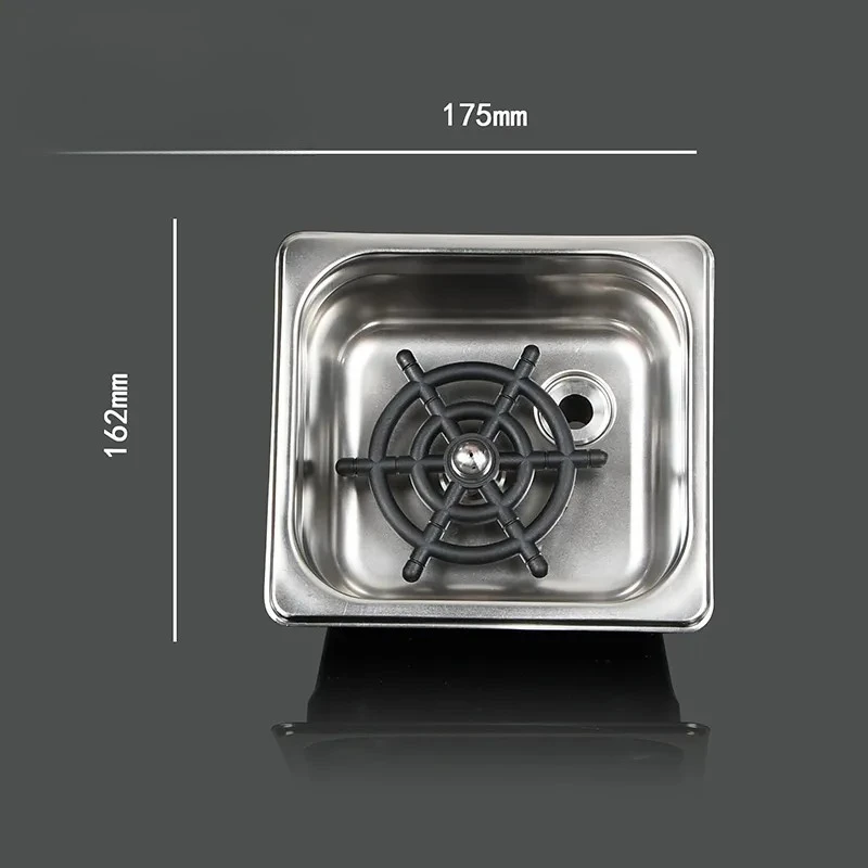 For Stainless Steel Automatic Cup Washer Embedded High Pressure Flushing Tank Faucet for Household and Commercial Bar Use