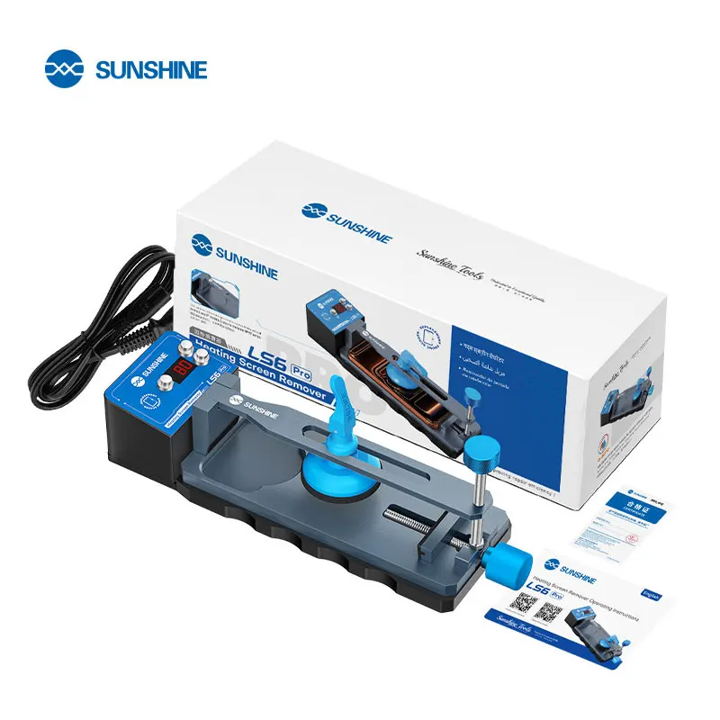 SUNSHINE LS6 Pro 0–80℃ Hot and Cold Dual Screen Splitter Large Base Plate For IP17 Series and all Android/IP Models Repair Too image 3
