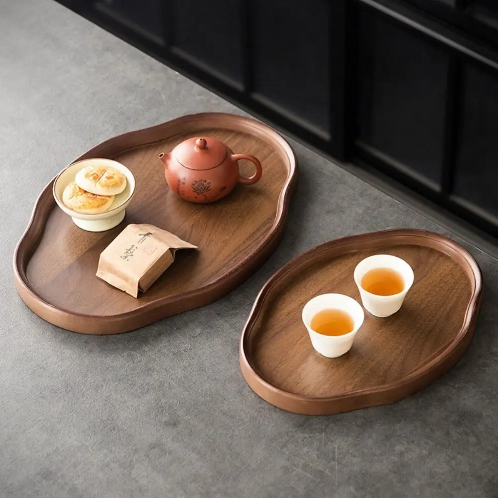 Decorate Tray Wooden Wooden Tray Retro Style Creative Food Storage Trays Serving Tray Kitchen