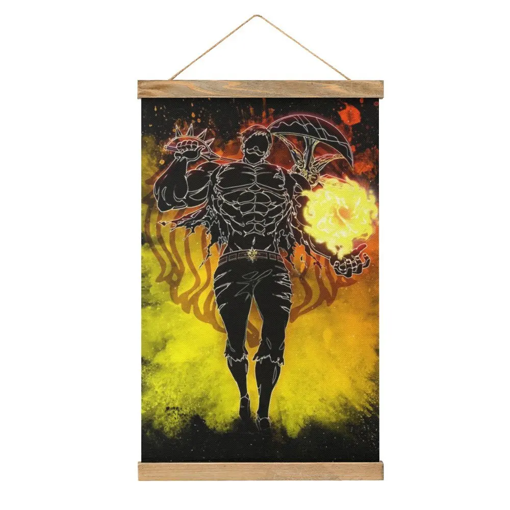 Canvas Hanging Picture Escanor  Billycustom Creative Humor Graphic Picture Bar Craft Decoration  Style Hang Pictures