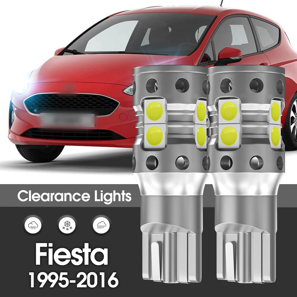 

Светодиодный габаритный фонарь Canbus, 2 шт., аксессуары для Ford Fiesta 4 5 6 1995-2016 2008 2009 2010 2011 2012 2013 2014 2015