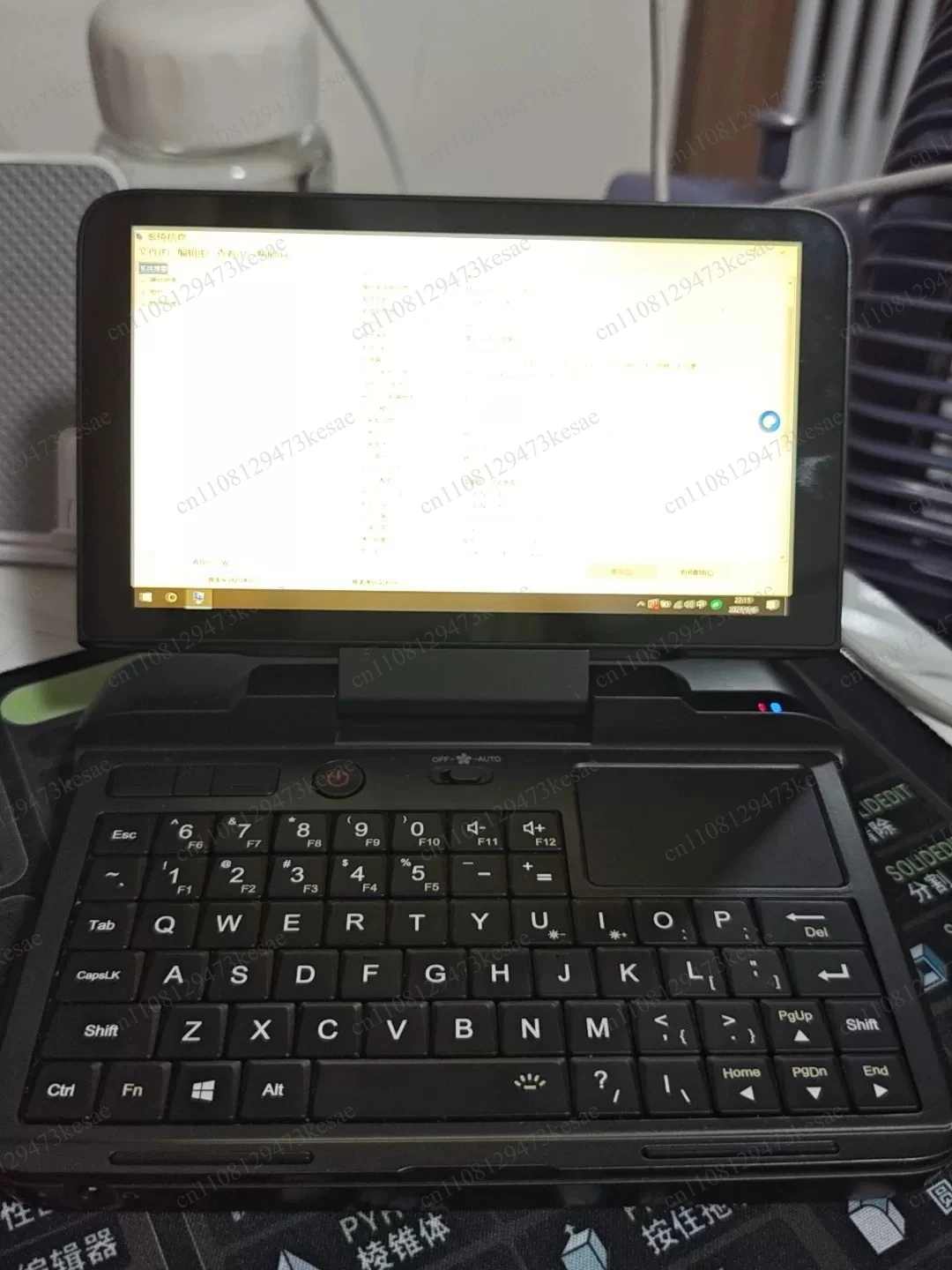 for GPD MicroPC Handheld Mini Laptop 8GB RAM 128GB SSD Intel Celeron N4100 6-inch 720P Windows 10 Pro UMPC Pocket PC