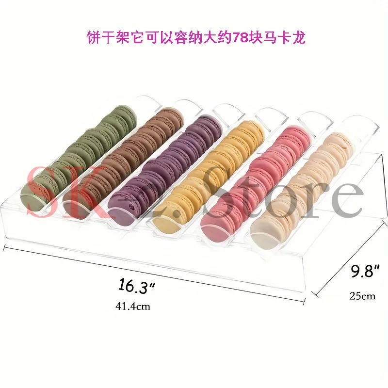 Minimalist Transparent Acrylic Dessert Display Stand Donut Biscuit Macaron Storage Tray Cake Pastry Rack