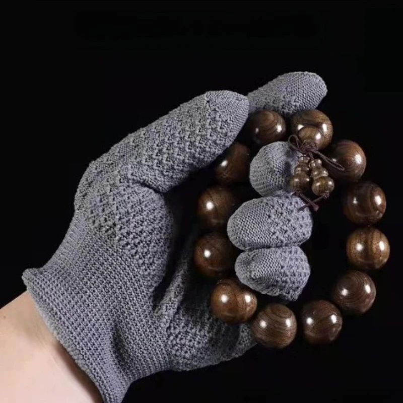 Wenwan Gloves Pineapple Pattern Gloves Wenwan Disc String Disc Play Grinding Disc Bead Polishing Special Bracelet Walnut