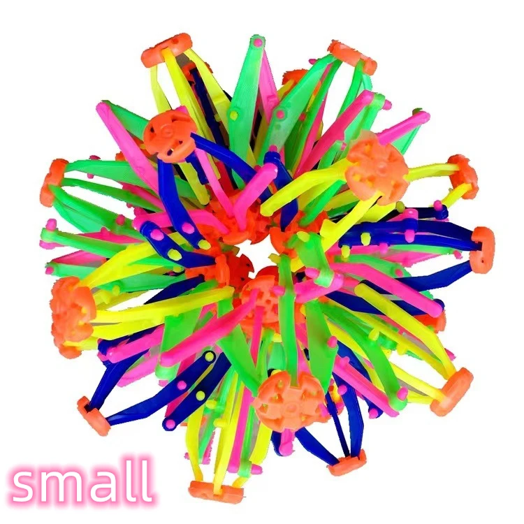 1 stuks buiten magische kleurrijke telescopische bal voor kinderen verjaardag baby shower feest viering kleuterschool cadeau beloning